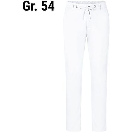 (6 stuks) KARLOWSKY Heren Modern Stretch Chino Broek - Wit - maat: 54