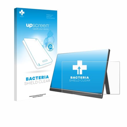 upscreen - Screenprotector voor Arzopa 60HZ/A1 15.6" - Folie Beschermfolie transparant antibacterieel