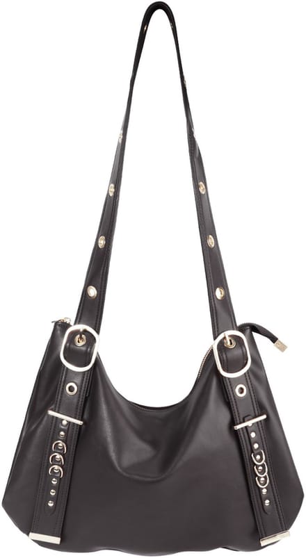 Schoudertas Dames Zwart - Effen Kleur - Basis Handtas