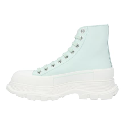 Alexander McQueen Tread Slick Boots 'Lichtgroen Graffiti'