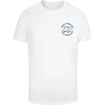 Mister Tee - More Espressi Heren Tshirt - XS - Wit