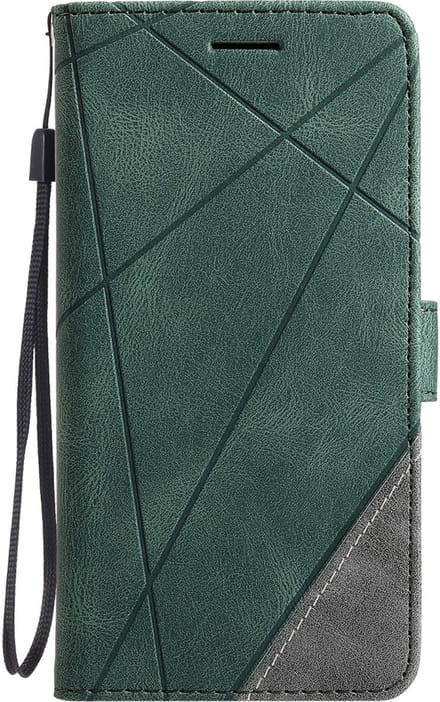 Hoesje geschikt voor iPhone 7 - Bookcase - Pasjeshouder - Portemonnee - Patroon - Kunstleer - Groen