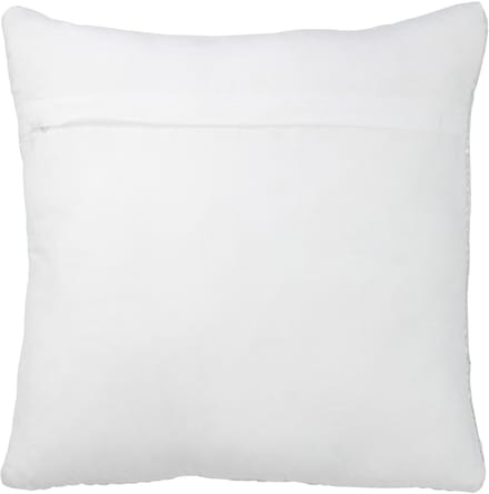 J-Line kussen Metaalachtig - polyester - zilver
