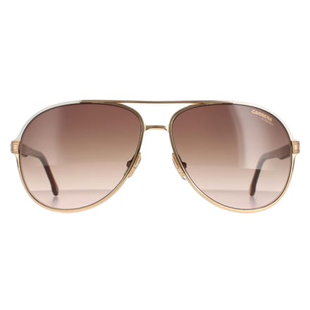 Carrera Aviator unisex gouden ivoor havana bruin gradiënt 1051/s