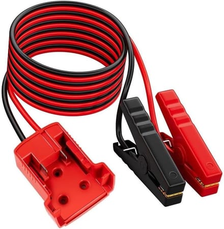 Startkabel - Boosterkabels - Auto Starten - 12AWG Dikke Draad - 1.75 meter - Rood