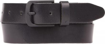 Presly & Sun Heren - Leren riem - Zwart - 105cm