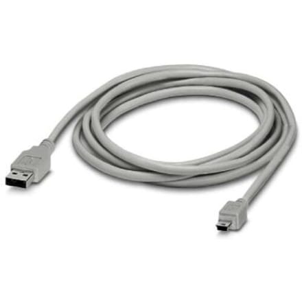 Phoenix Contact Adapterkabel 3.00 m USB type-A, USB type-B Mini 1 stuk(s) CABLE-USB/MINI-USB-3,0M