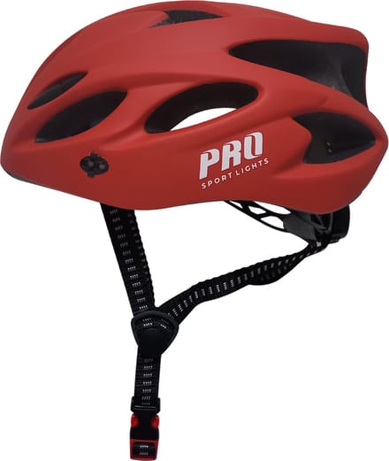 Fietshelm volwassenen - Large 57/62cm - 190gram - Mat Rood - mannen/vrouwen