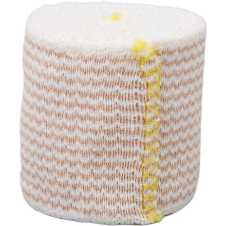 Elastisch Verband Ademend Zelfklevend Streep Compressieverband Medisch Tape 2 x 1,8 inch Geel white