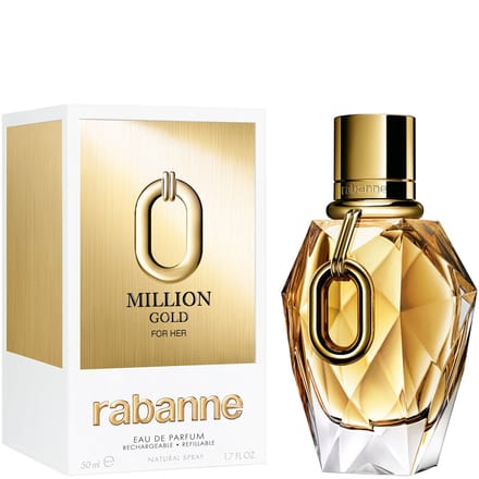 Rabanne Million Gold for Her Eau de Parfum Nevel Damesparfum Dames 50 ml