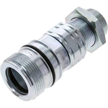 Stalen DN 20 Hydraulische Koppeling Snelkoppeling 20 mm S Knelring Schotkoppeling ISO 14541/8434-1 D M42 x 2