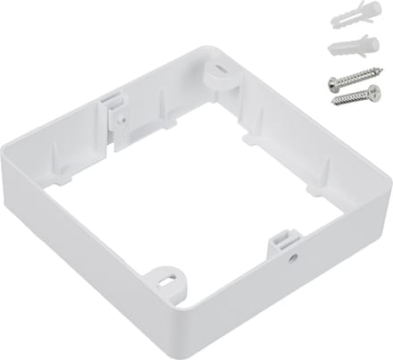 Maclean - Opbouw Frame voor LED-paneel 18W - vierkant - 170*170*38mm, MCE379 S