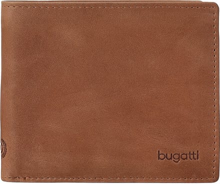 Bugatti Volo Portemonnee Leer 11 cm - Jongens - Horizontaal - cognac