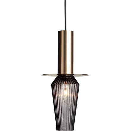 DESIGN BY US Harakiri hanglamp, goud/rookgrijs
