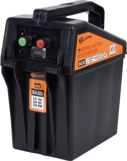 Gallagher BA30 Batterij-apparaat + Gratis 55Ah Batterij - Voor efficiënte afrasteringen