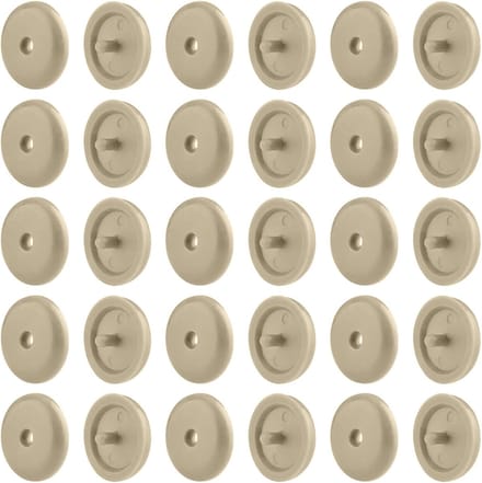 Gordelknop Kit - Riem Stopper - Veiligheid Verhogen - Universele Pasvorm - 15mm Diameter - Beige