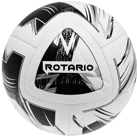 Precision voetbal FIFA Quality Rotario - maat 5 - zwart/wit/zilver