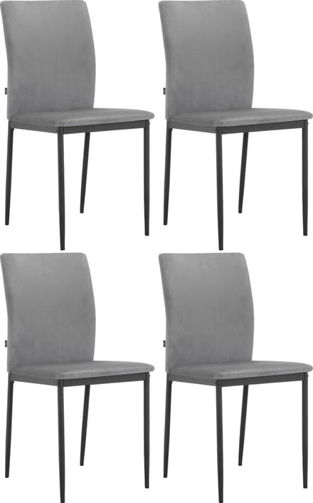 Pavia-Eetkamerstoel - 4 Pack - Antraciet