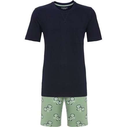 Ringella Katoenen heren racefiets shortama Blauw man 56