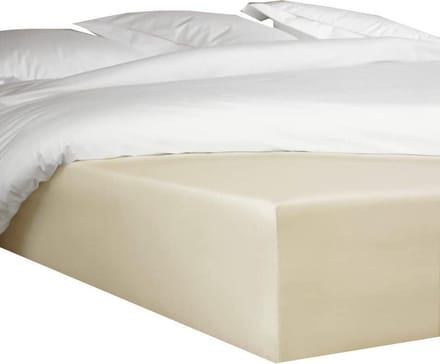 hoeslaken Bumblebee 70 x 200 cm h30 katoen lichtbruin