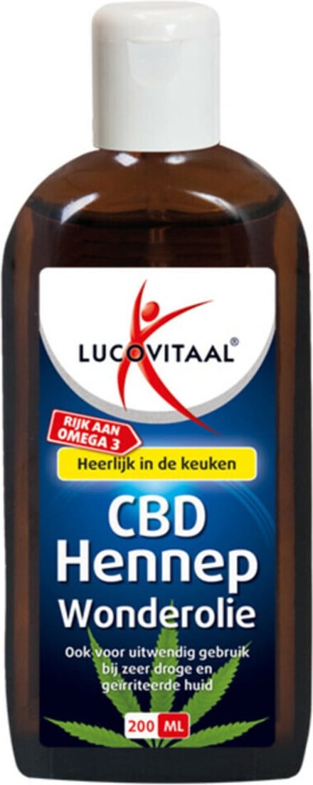 Lucovitaal Hennep CBD Huidwonder olie