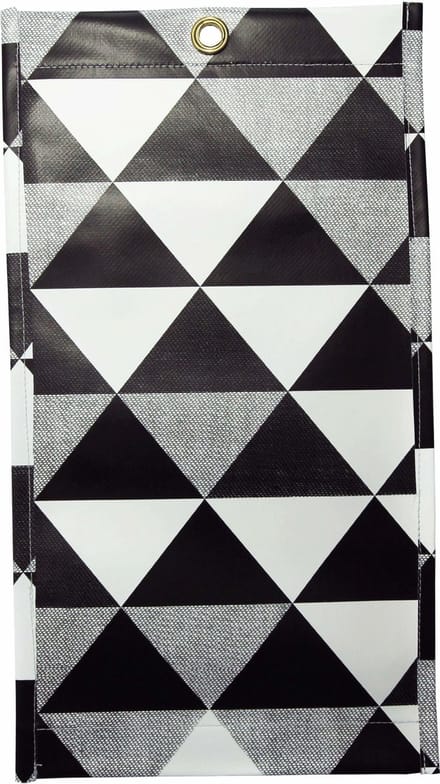 VSBV Design - Hoes Blusdeken - Zwart wit geruit