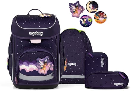 ergobag schooltas Cubo Set 5-delig BärRex donkergroen