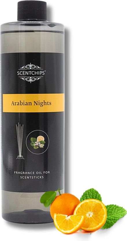 Scentchips® Geurstokjes Navulling - Arabian Nights - Geurverspreider - Luchtverfrisser - Huisparfum - 400ml