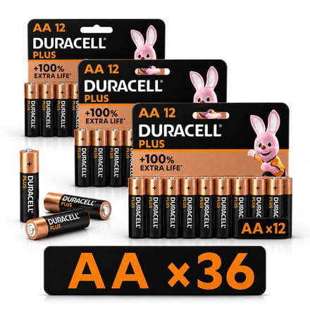 Duracell AA Batterijen - Alkaline - 1,5V - LR6 - 36 stuks