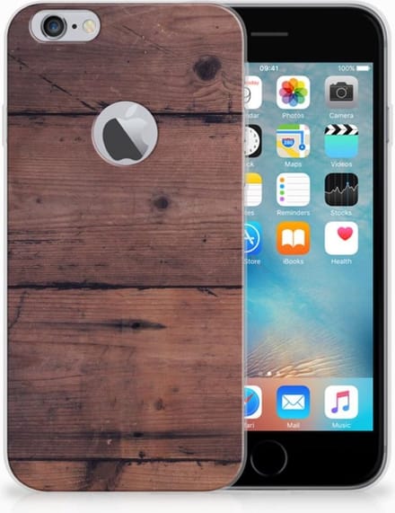 Apple iPhone 6 Plus | 6s Plus Bumper Hoesje Old Wood
