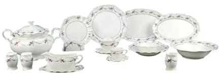 Bricard – serviesset – Dinard – porselein – 84-delig – wit – set