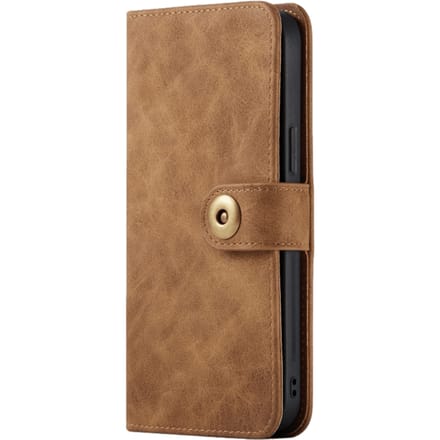 Mocaa iPhone 12 Mini Vintage 2-in-1 Wallet Hoesje Bruin