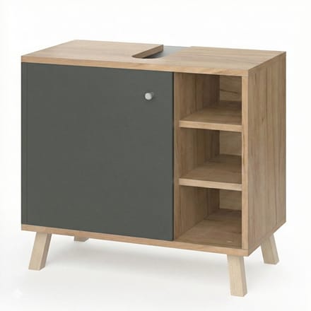 Vicco Senyo Wastafelonderkast – 60 x 54 cm Antraciet