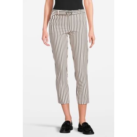 PINKO Potenza 1 Pantalone Punto Roma Ecru/navy Blue Größe: 38 | Straight Jeans Outlet | Damen | Blau