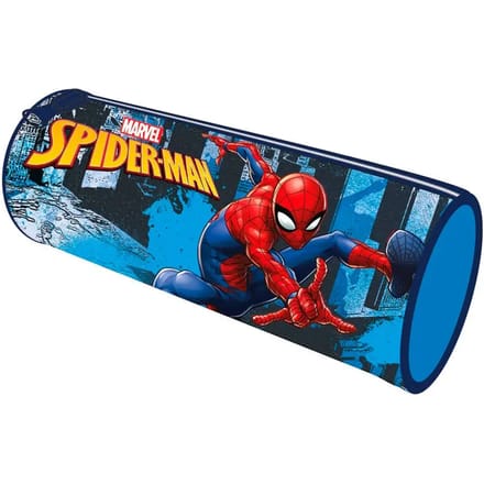 Spiderman Etui - Pennenetui voor Kind - Rond - Blauw - Pennenzak