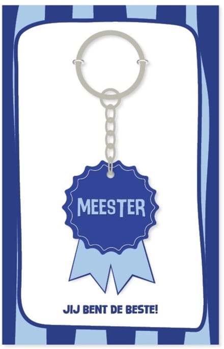 KP® Sleutelhanger Medaille Meester