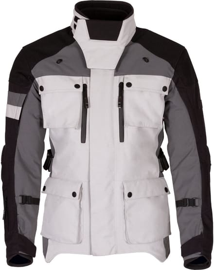 Merlin Solitude D3O Zwart Wit Grijs Textiele Motorjas - Jas