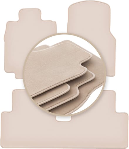 PREMIUM beige matten voor: Mercedes A W168 hatchback 1997-2005