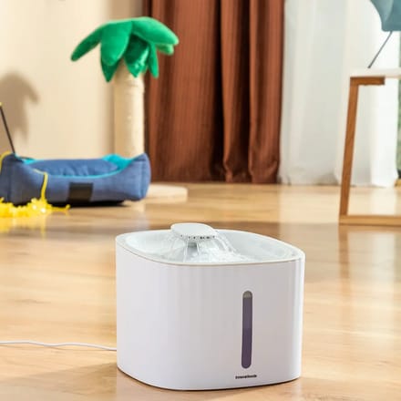 Witte 3L waterfontein voor dieren Drinkatt InnovaGoods kat gadget