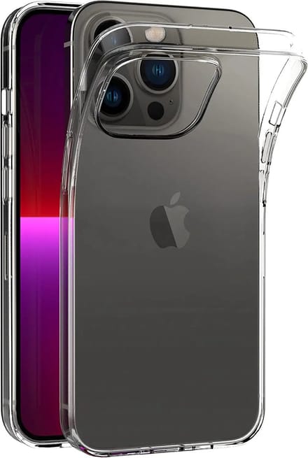 Hoesje voor iPhone 14 Pro backcover Shockproof siliconen Transparant