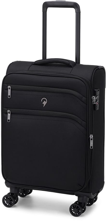 North Pioneer Gate Handbagage koffer 55 x 35 x 20 cm - Zwart
