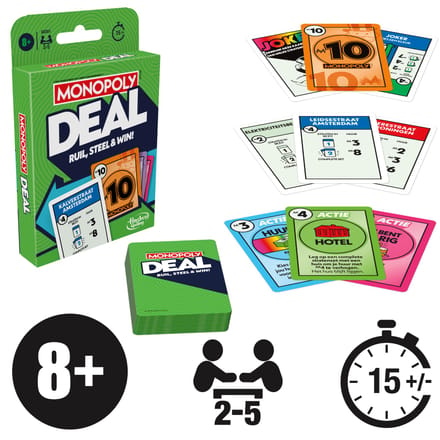 Monopoly Deal Kaartspel - Nederlandse Editie
