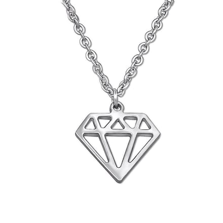 Montebello Ketting Agnetha - 316L Staal - 11x12mm - 45cm