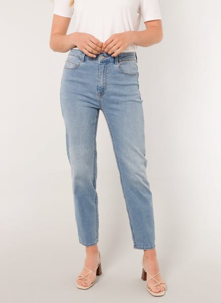BASE LEVEL Anneli Bottoms - Light Blue - maat W36 / L28