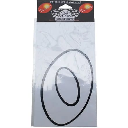 Grote motorfiets stickers Meryt Numero 0