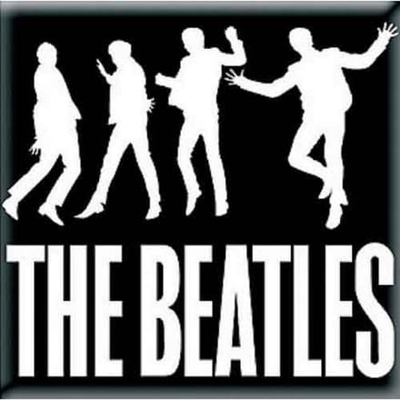 The Beatles - Jump Koelkast Magneet - 7.5 x 7.5 cm