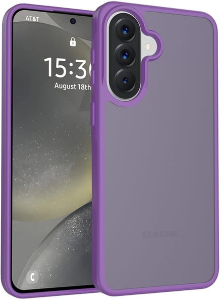 Solidenz Frosted geschikt voor Samsung Galaxy A56 / A36 hoesje - Paars