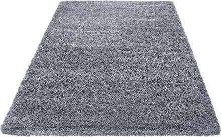 Basic Shaggy vloerkleed Grijs Hoogpolig- 300x400 CM