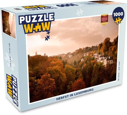 Puzzel Herfst in Luxemburg - Legpuzzel - Puzzel 1000 stukjes volwassenen