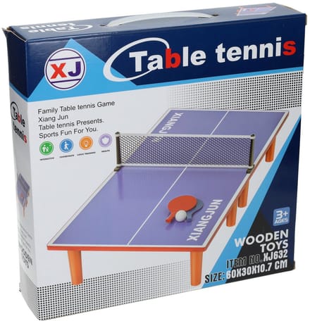 Albatros Hengelsport pingpong tafel speelgoed - 60cm multi kleuren.